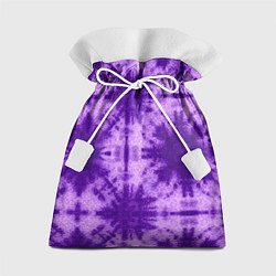 Подарочный мешок Тай дай фиолетовый