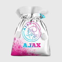 Мешок для подарков Ajax neon gradient style, цвет: 3D-принт