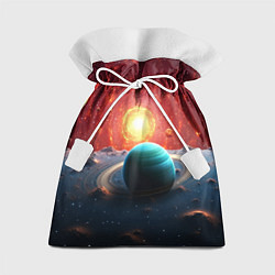 Мешок для подарков Космос и разные планеты, цвет: 3D-принт