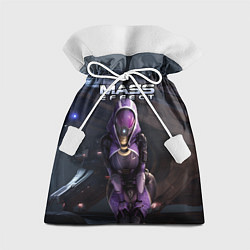 Мешок для подарков Mass Effect ТалиЗора и космический корабль, цвет: 3D-принт