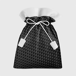 Подарочный мешок Паттерн из черных треугольников