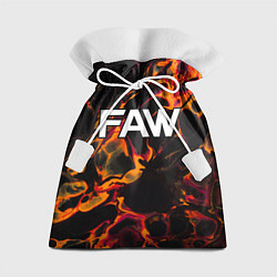 Подарочный мешок FAW red lava