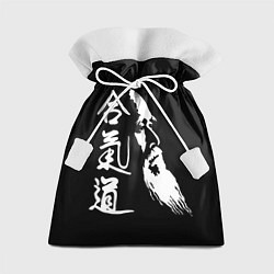 Мешок для подарков Морихэй Уэсиба - создатель айкидо, цвет: 3D-принт