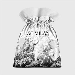 Мешок для подарков AC Milan white graphite, цвет: 3D-принт