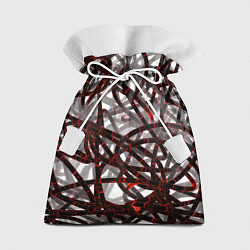 Подарочный мешок Красные энергетические кабели