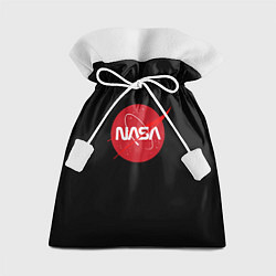 Подарочный мешок Nasa logo red