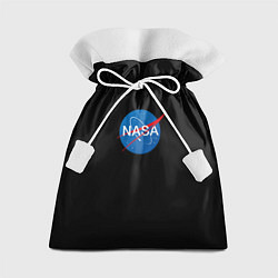 Мешок для подарков Nasa logo space blue, цвет: 3D-принт