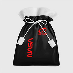 Подарочный мешок Nasa space red logo
