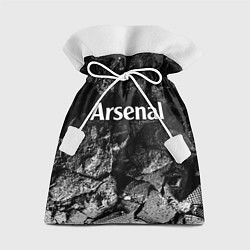 Мешок для подарков Arsenal black graphite, цвет: 3D-принт