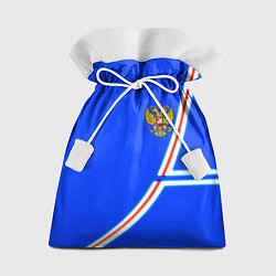 Подарочный мешок Россия спорт текстура