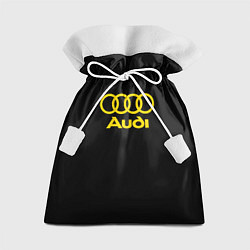 Подарочный мешок Audi logo yellow