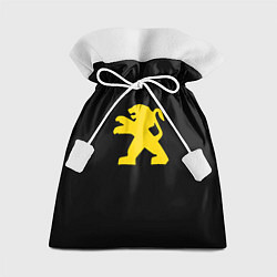 Подарочный мешок Peugeot logo yellow