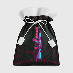 Мешок для подарков AK-47 Neon Rider - CS:GO, цвет: 3D-принт