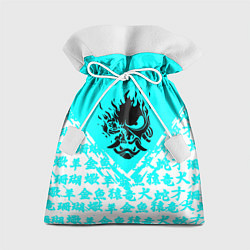 Подарочный мешок Cyberpunk neon samurai japan