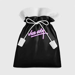 Подарочный мешок Vice city logo neon