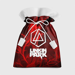 Подарочный мешок Linkin park fire flower