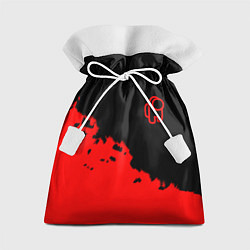 Подарочный мешок Among us красные краски