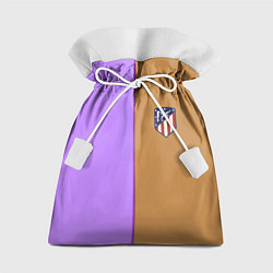 Мешок для подарков Атлетико Мадрид полосы, цвет: 3D-принт