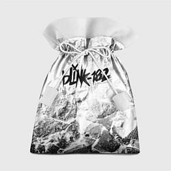 Мешок для подарков Blink 182 white graphite, цвет: 3D-принт