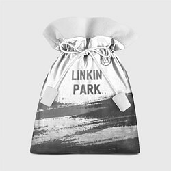 Мешок для подарков Linkin Park - white gradient посередине, цвет: 3D-принт