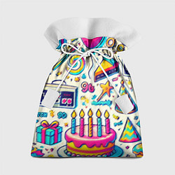 Подарочный мешок Праздник 90х игры сладости и ностальгия