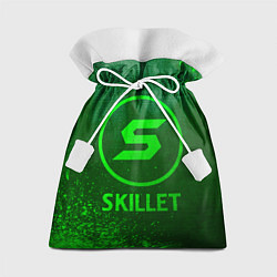 Мешок для подарков Skillet - green gradient, цвет: 3D-принт