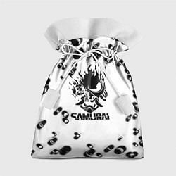 Подарочный мешок Samurai черные краски текстура