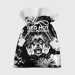 Мешок для подарков Red Hot Chili Peppers рок пес, цвет: 3D-принт