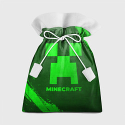 Мешок для подарков Minecraft - green gradient, цвет: 3D-принт