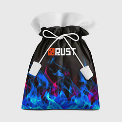 Подарочный мешок Rust neon flame