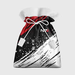 Мешок для подарков Mass Effect - Merry Christmas, цвет: 3D-принт