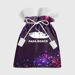 Мешок для подарков Праздничный Papa Roach, цвет: 3D-принт