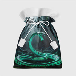 Подарочный мешок Змея в неоновом лесу