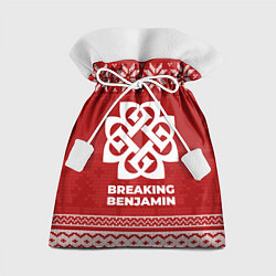 Мешок для подарков Новогодний Breaking Benjamin, цвет: 3D-принт