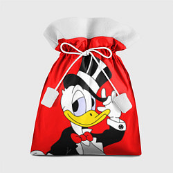 Мешок для подарков Дональ Дак в цилиндре, цвет: 3D-принт