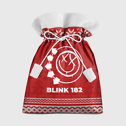 Мешок для подарков Новогодний Blink 182, цвет: 3D-принт