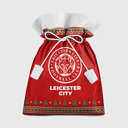 Мешок для подарков Leicester City new year, цвет: 3D-принт