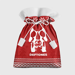 Мешок для подарков Новогодний Deftones, цвет: 3D-принт