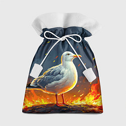 Подарочный мешок Чайка в огне