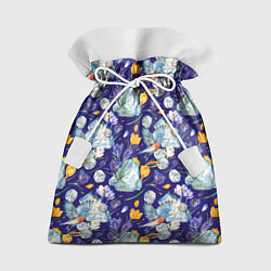 Подарочный мешок Крокусы и зяблик во льдах