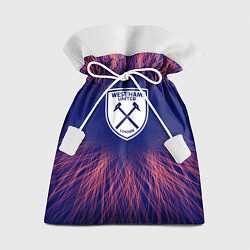 Мешок для подарков West Ham red energy, цвет: 3D-принт