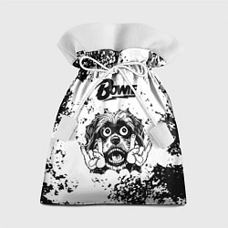 Мешок для подарков David Bowie - рок пес, цвет: 3D-принт