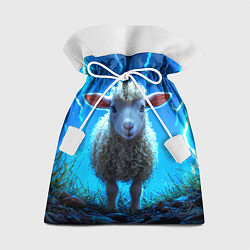 Подарочный мешок Овечка в разрядах молнии