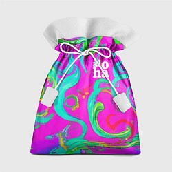 Подарочный мешок Abstract floral pattern - aloha