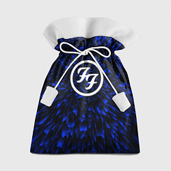 Мешок для подарков Foo Fighters blue energy, цвет: 3D-принт