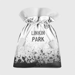 Мешок для подарков Linkin Park 2024 - white gradient посередине, цвет: 3D-принт