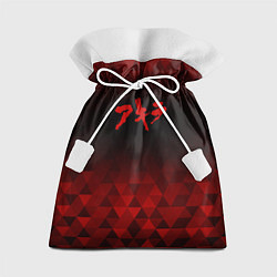 Мешок для подарков Akira red poly, цвет: 3D-принт