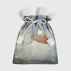 Подарочный мешок Искрящийся мандарин на снегу