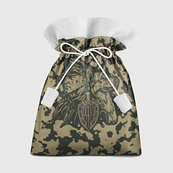 Мешок для подарков Пограничник с собакой, цвет: 3D-принт