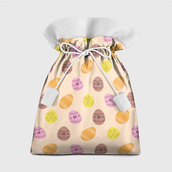 Подарочный мешок Пасха цветные яйца